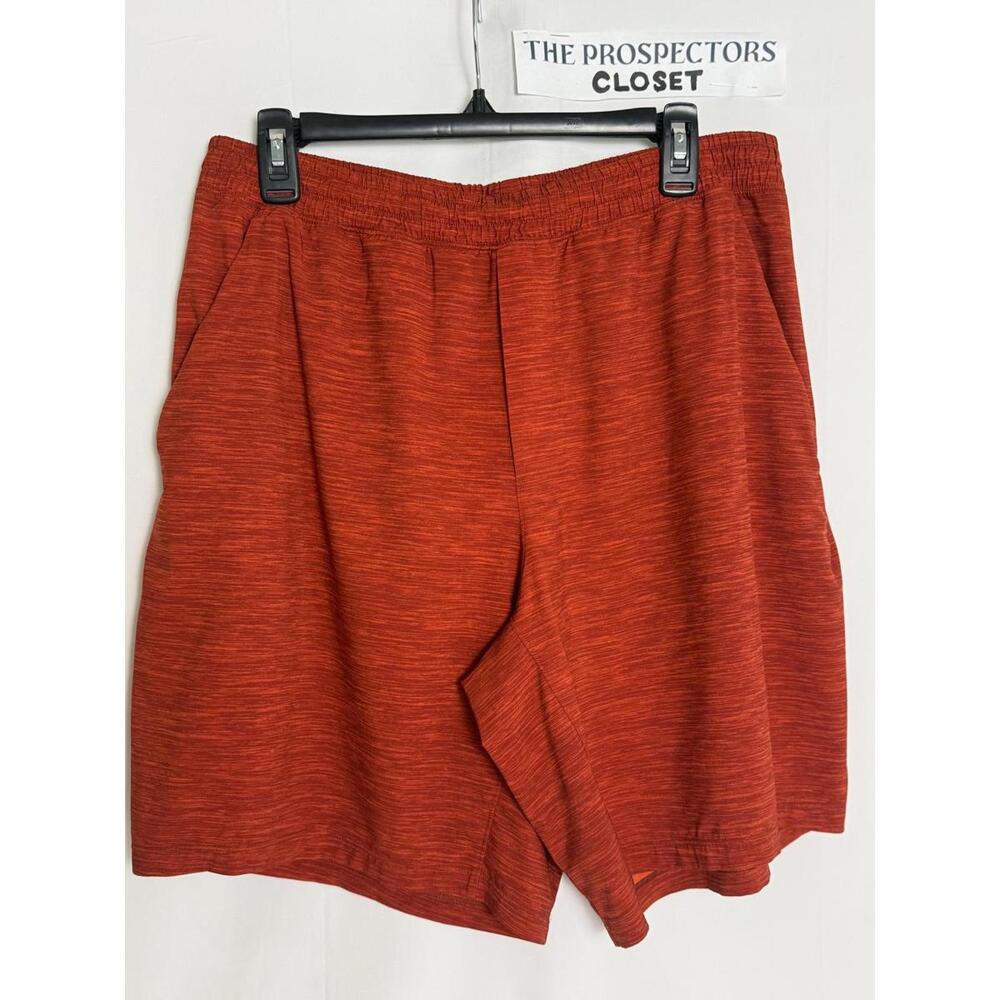 Lululemon Men's XL Casual Red Elastic Waist Shorts